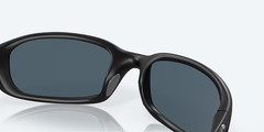 Costa Del Mar Sunglasses Brine Matte Black / Grey POLARIZED 580P Plastic Lens