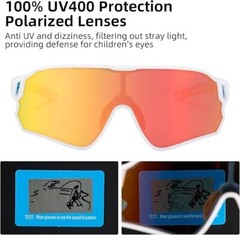 ROCKBROS Kids Polarized Sunglasses Outdoor Sports UV400 Protection for Age 8-14