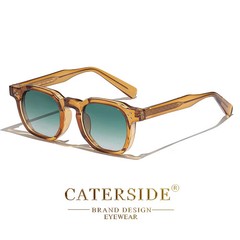 CATERSIDE Fashion Men Sunglasses Small Frame Square Personalized Design Sun