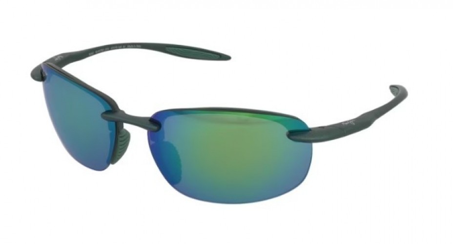 NEW Maui Jim HO’OKIPA ULTRA MJ676 Sunglasses Metal Matte Green 100% AUTHENTIC