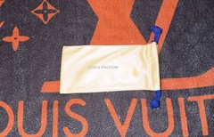 Authentic Louis Vuitton empty sunglasses dust bag .