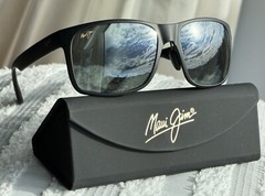 Maui Jim Red Sands MJ 432 2M Black Frame + Natural Grey Polarized Lenses