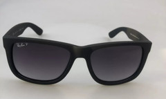 Men’s Sunglasses RB4165 622/T3 Ray-Ban Justin Black Frame Grey Gradient Lenses