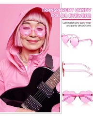 16 Pair Heart Shaped Sunglasses Bulk Witch Birthday Party Sunglasses Candy Co…