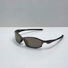 Oakley Hatchet X-Metal Sunglasses Gunmetal Frame Brown Lens Vintage Rare