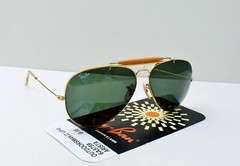 Vintage B&L Ray Ban USA Outdoorsman II 62-14 Gold Frame Sunglasses. L2112