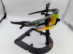 Oakley Radar EV Path Sunglasses Smoke Grey Frame Orange Prizm Lenses OO9208-8238
