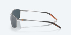 Costa Del Mar Sunglasses TURRET Matte Silver / Gray Silver POLARIZED 580P Lens