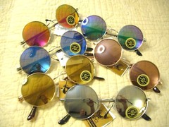 JOHN LENNON Sunglasses LARGER 2″ Classic Hippie 80’s Round Glasses COLORS 711050