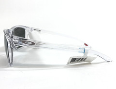 Oakley Sunglasses Sylas OO9448-2957 Polished Clear Frames w/ Prizm Black Lenses