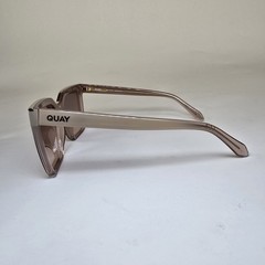 Quay Australia Level Up 77709 Sunglasses Gold Tan Fade Oversized 60-16-148