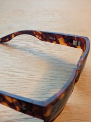 Spy Optic CYRUS Sunglasses Soft Camo Matte Tortoise Happy Gray Lenses Used