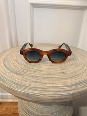 Jean Philippe Joly Positive Attitude 378 Honey Havana Dark Green Sunglasses