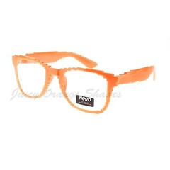 Pixelated Clear Lens Glasses Pixel Digital Fashion Eyeglasses