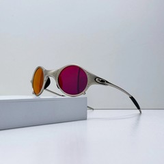 Oakley Mars X-Metal Sunglasses Silver Frame Purple Gradient Lens NEW