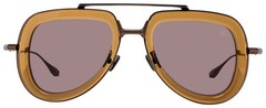 Valentino Sunglasses V-LSTORY-VLS-129D Brown Aviator Frame Brown Lens 50mm NEW