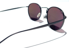 NEW Maui Jim NAUTILUS Bronze Titanium POLARIZED Sunrise Lens Sunglass P544-14