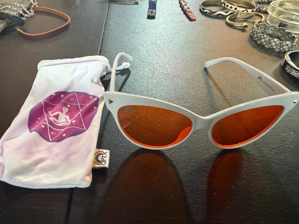 Rainbow OPTX The Translucent White Frame & Yellow Lens Sun Glasses (NAT 18)