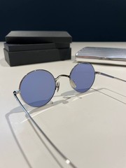 Garrett Leight X Ozzy Sunglasses Platinum Semi-Flat Indigo Brand New Never Worn