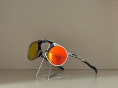 Oakley X-Metal Madman OO6019 Dark Carbon Ruby Iridium Sunglasses