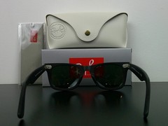 Ray-Ban RB2140 Wayfarer Classic Sunglasses Matte Black G-15 50mm Never Worn