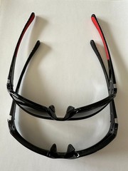 Pair of Polarized Sunglasses, Red and Black, Brand New, Unisex