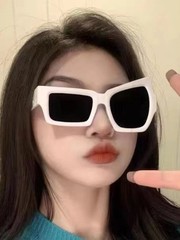 Irregular Square Sunglasses UV400 Unisex Asymmetrical Casual Party Eyewear