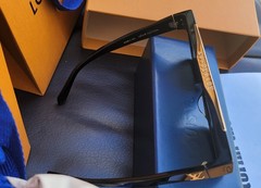 LOUIS VUITTON EVIDENCE SUNGLASSES BLACK FRAMED SQUARE SUNGLASSES