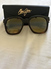Maui Jim Honua Asian Fit Matte Dark Havana HCL Bronze Lens Sunglass