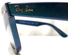 Ray-Ban Wayfarer Cosmo Mercury Blue/Purple Color Changing Iridescent RB2140 6113