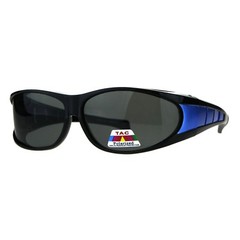 TAC Polarized Lens Fit Over Sunglasses Over The Glasses Large Oval Frame