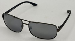 Timberland Sunglass Mens Shiny Gunmetal Rectangle , Mirror Lens TB7270. 8C