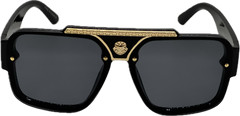 XL MENS UV400 Large Wide Frame Oversized Gangster Rectangle Shade Sunglasses