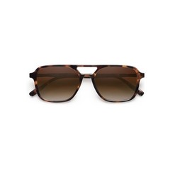 Retro Aviator Sunglasses for Women Men,Trendy Rectangle Womens Mens Shades Brown