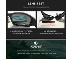 KDEAM Outdoor Sports Polarized Sunglasses Men’s Mirror MTB Cycling Goggles UV400