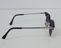 Ocean Waves Sunglasses Gold Amber Mirrored Crown Glass Lenses Acetate Metal