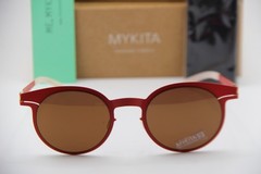 NEW MYKITA 3 DECADES SUN MARLENE COL 153 RED CLEAR AUTHENTIC SUNGLASSES 51-23 K1