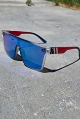 USA PATRIOT mirror lense Polarized Lightweight Red White & Blue Sunglasses
