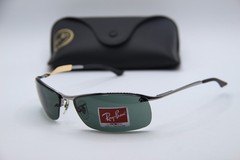NEW RAY-BAN RB 3183 004/71 GUNMETAL BLACK AUTHENTIC FRAMES SUNGLASSES 63-15