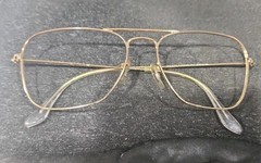 Ray Ban RB3136 Caravan 001 No Lenses Gold Metal Sunglasses Frame Only 55-15