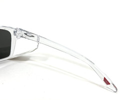 Oakley Sunglasses Sylas OO9448-2957 Polished Clear Frames w/ Prizm Black Lenses