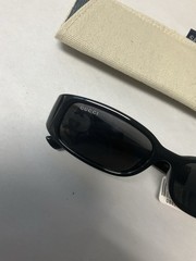 Gucci Narrow Rectangular Sunglasses GG1661S 001 Black 54-16mm NEW