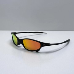 Oakley Juliet 1.0 X-Metal Sunglasses Black Frame Fire Iridium Lens