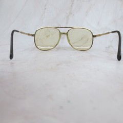 Stuart Sunglasses Frame Unisex Adults Polished Gold Metal Full Rim Square 135