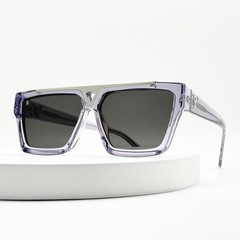 Louis Vuitton Z1502E Evidence Square Sunglasses Gray Clear Black Lens 61-13-145