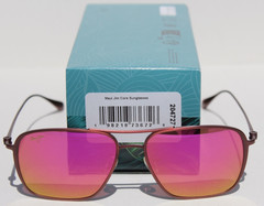 MAUI JIM Beaches POLARIZED Sunglasses P541-07M Matte Burgundy/Maui Sunrise NEW