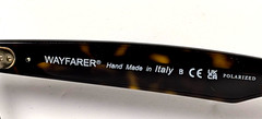 Ray-Ban Wayfarer Sunglasses Tortoise 150-50-22 Green Polarized Lenses RB2140