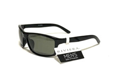 New Men’s Riviera Brand Sunglasses Glossy Plastic Sport Casual US Seller