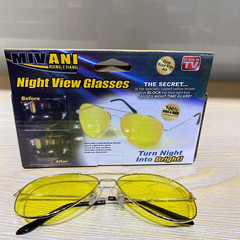 New As Seen On Tv Tac Night Vision Driving Glasses for Men Women HD Sunglasses