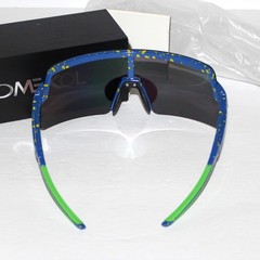 OMEKOL Sport Sunglasses polarized Unisex Adults UV400 blue green yellow